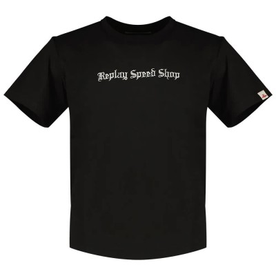 тениска,мъжки,тениски,replay,m3116.000.2660,short,sleeve,t,shirt,black,(black)