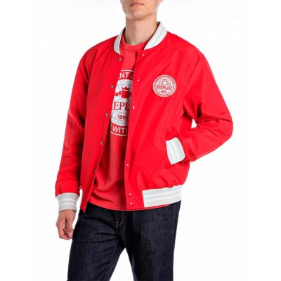 яке,мъжки,якета,replay,m8440.000.85120,bomber,jacket,red