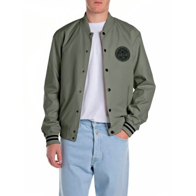 яке,мъжки,якета,replay,m8441.000.85120,bomber,jacket,soft,military,(green)