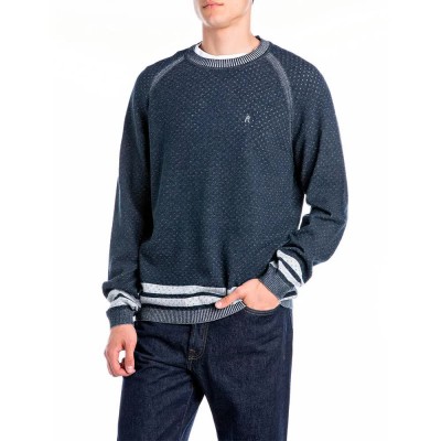 блуза,мъжки,пуловери,replay,uk4706.000.g23724,sweater,blue
