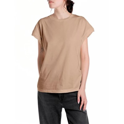 тениска,дамски,тениски,replay,w3377.000.20994,short,sleeve,t,shirt,beige,(sand)