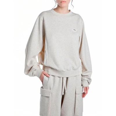 блуза,дамски,блузи,replay,w3459.000.23812,sweatshirt,light,grey,melange,(grey)