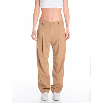 панталони,дамски,панталони,replay,w8153.000.85168,pants,brown,(tan)