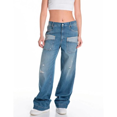дънки,дамски,панталони,replay,w8166a.000.878895,jeans,blue