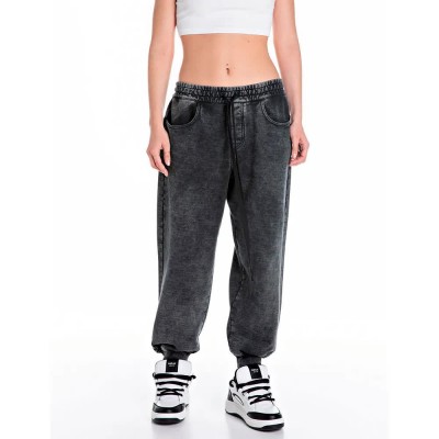 анцуг,дамски,панталони,replay,w8141.000.23820m,joggers,blackboard,(grey)