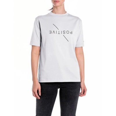 тениска,дамски,тениски,replay,w3379a.000.22662,short,sleeve,t,shirt,white,(natural,white)
