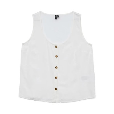 тениска,дамски,тениски,vero,moda,bumpy,sleeveless,t,shirt,snow,white,(white)