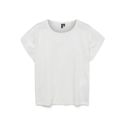 тениска,дамски,тениски,vero,moda,emmy,short,sleeve,t,shirt,white,(snow,white)