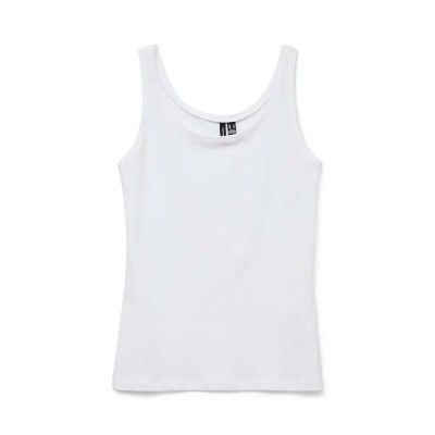 тениска,дамски,тениски,vero,moda,lulu,sleeveless,t,shirt,bright,white,(white)
