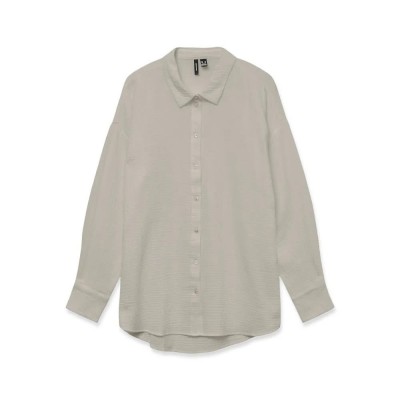 риза,с,дълъг,ръкав,дамски,блузи,дамски,ризи,vero,moda,natali,nia,long,sleeve,shirt,beige,(silver,lining)