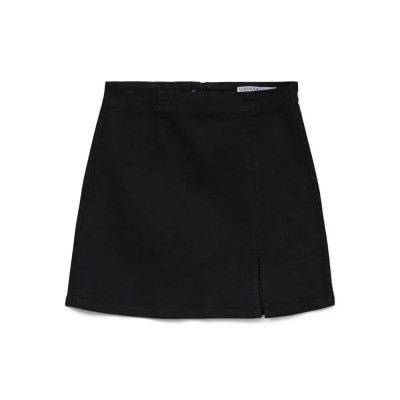 пола,дамски,поли,и,рокли,vero,moda,nelly,high,waist,short,denim,skirt,black,(black)