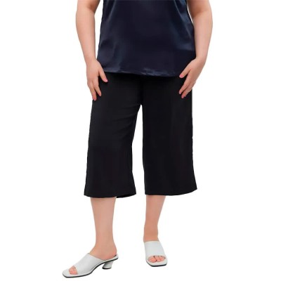 панталони,дамски,панталони,vero,moda,curve,coco,culotte,pants,black,(black)