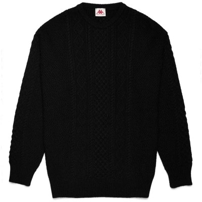 блуза,мъжки,пуловери,kappa,acrab,sweater,black,(black)