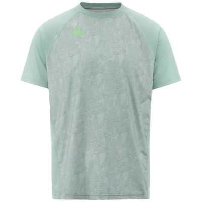 тениска,мъжки,тениски,kappa,kombat,filo,short,sleeve,t,shirt,green,lt,pastel,grey,sage,gree,(green)