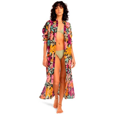 дамски,гащеризони,billabong,daylight,3,4,sleeve,kimono,multicolor,(night,tropical)