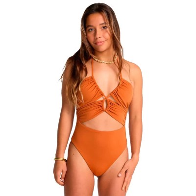бански,костюм,дамски,бански,костюми,billabong,sol,searcher,swimsuit,orange,(golden,brown)