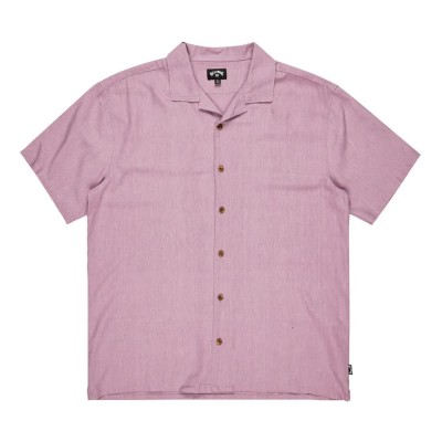 риза,с,къс,ръкав,мъжки,ризи,billabong,vacay,solid,short,sleeve,shirt,purple,(light,purple)