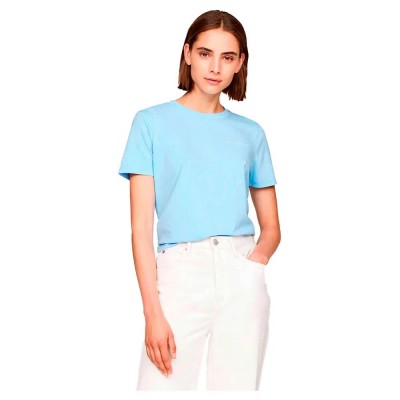 тениска,дамски,тениски,tommy,hilfiger,1985,reg,mini,corp,logo,short,sleeve,t,shirt,blue,(vessel,blue)