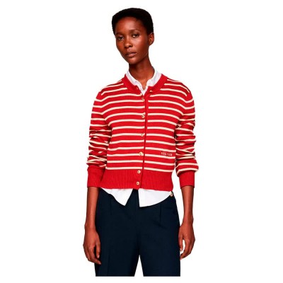 жилетка,дамски,пуловери,дамски,плетени,дрехи,tommy,hilfiger,mini,co,cardigan,red,(breton,stripe,dark,magma,country,ivory)