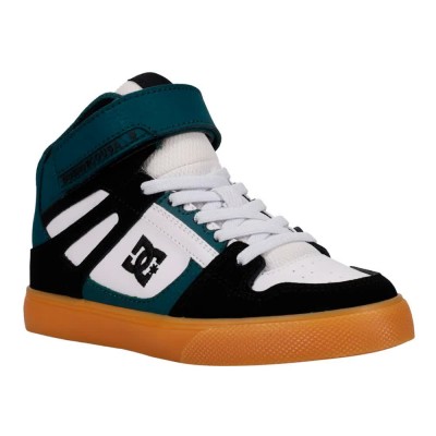високи,кецове,детски,боти,dc,shoes,pure,high,top,ev,boots,black,green,white,(black)