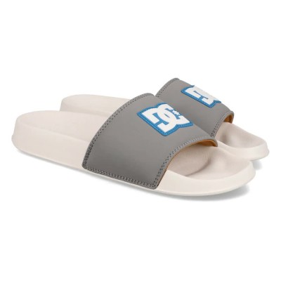 обувки,мъжки,джапанки,и,чехли,dc,shoes,se,slides,off,white,placid,blue,(white,grey)