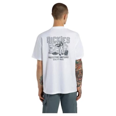 тениска,мъжки,тениски,dickies,bricklane,short,sleeve,t,shirt,white