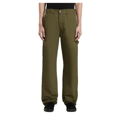 панталони,мъжки,панталони,dickies,canvas,carpenter,lighweight,pants,military,green,(green)