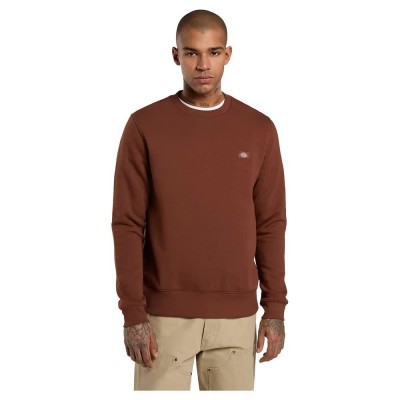 блуза,мъжки,пуловери,dickies,oakport,sweatshirt,cappuccino,(brown)