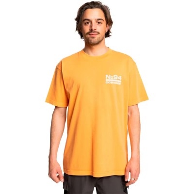 тениска,мъжки,тениски,dc,shoes,off,course,short,sleeve,t,shirt,radiant,yellow,acid,wash,(yellow)