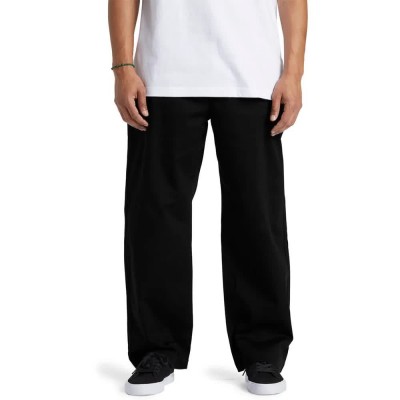 панталони,тип,чино,мъжки,панталони,dc,shoes,worker,baggy,chino,pants,black