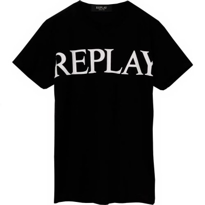 тениска,детски,тениски,replay,sb7404.062.2660,short,sleeve,t,shirt,black,(black)