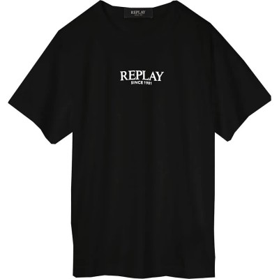 тениска,детски,тениски,replay,sb7407.052.2660,short,sleeve,t,shirt,black