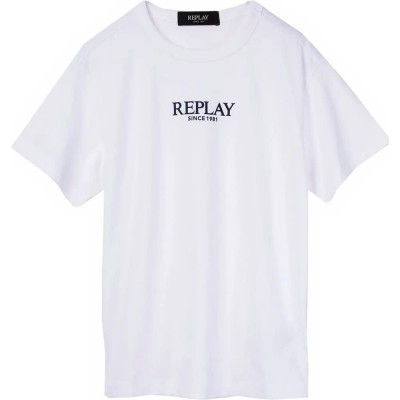 тениска,детски,тениски,replay,sb7407.052.2660,short,sleeve,t,shirt,white,with,azur,print,(white)