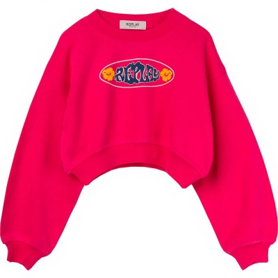 блуза,детски,блузи,replay,sg2133.051.23164,sweatshirt,pink