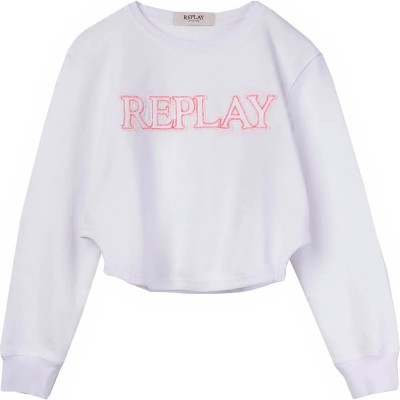 блуза,детски,блузи,replay,sg2136.050.23164,sweatshirt,white