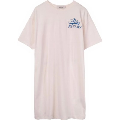рокля,детски,поли,и,рокли,replay,sg3233.052.23700,short,sleeve,dress,beige,(butter)