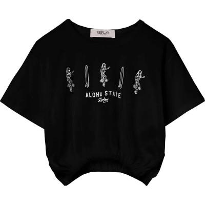 тениска,детски,тениски,replay,sg7301.050.2660,short,sleeve,t,shirt,black,(black)