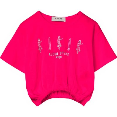 тениска,детски,тениски,replay,sg7301.050.2660,short,sleeve,t,shirt,fuxia,(pink)