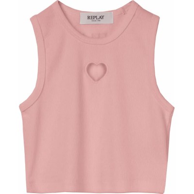 тениска,детски,тениски,replay,sg7632.050.23684,sleeveless,t,shirt,pink,(powder,pink)