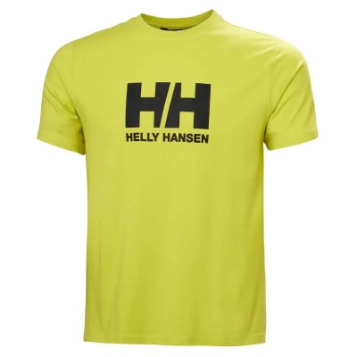 тениска,мъжки,тениски,helly,hansen,logo,3.0,short,sleeve,t,shirt,cyber,lime,(yellow)