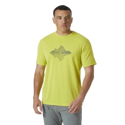 тениска,мъжки,тениски,helly,hansen,skog,recycled,graphic,short,sleeve,t,shirt,yellow,(cyber,lime)