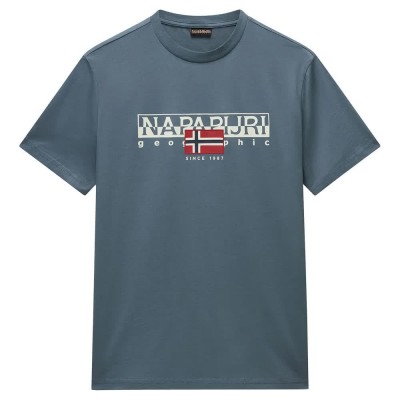 тениска,мъжки,тениски,napapijri,aylmer,short,sleeve,t,shirt,stormy,weat,(blue)