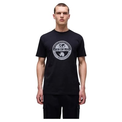 тениска,мъжки,тениски,napapijri,bollo,short,sleeve,t,shirt,black
