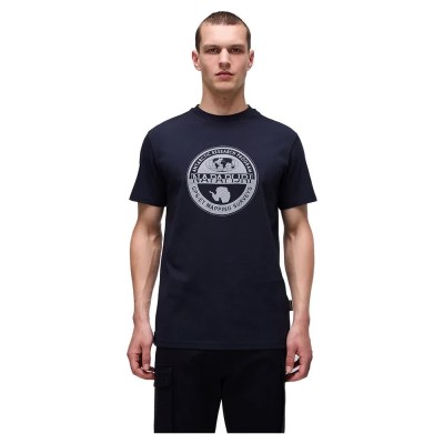 тениска,мъжки,тениски,napapijri,bollo,short,sleeve,t,shirt,blue,marine,(blue)