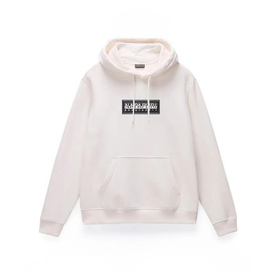 суичър,мъжки,пуловери,napapijri,box,logo,hoodie,white,whisper,(white)