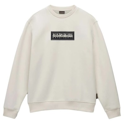 блуза,мъжки,пуловери,napapijri,box,logo,sweatshirt,white,whisper,(beige)