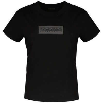 тениска,дамски,тениски,napapijri,box,short,sleeve,t,shirt,black,(black)