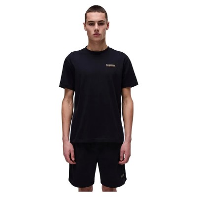 тениска,мъжки,тениски,napapijri,laato,short,sleeve,t,shirt,black,(black)