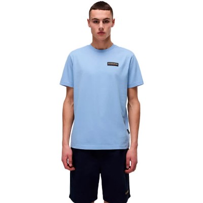 тениска,мъжки,тениски,napapijri,laato,short,sleeve,t,shirt,soft,chamber,(blue)