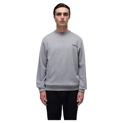 блуза,мъжки,пуловери,napapijri,sovana,sweatshirt,med,grey,mel,(grey)